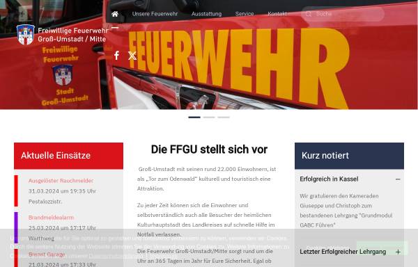 Vorschau von www.feuerwehr-gross-umstadt.de, Freiwillige Feuerwehr Groß-Umstadt / Mitte e.V.