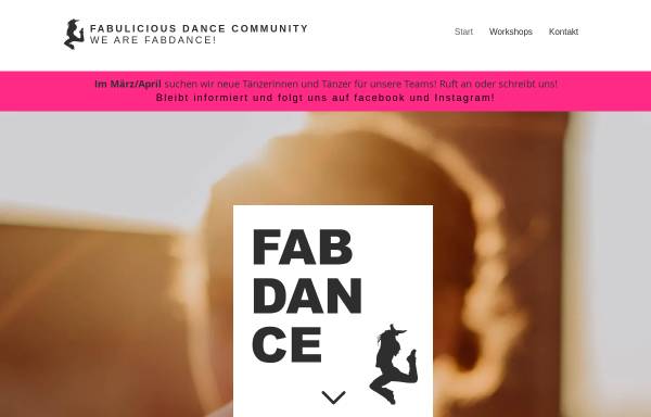 Vorschau von www.fabdance.de, Fabulicious Dance Community