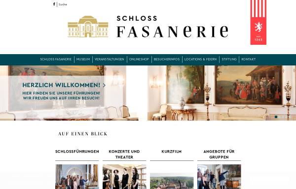 Vorschau von www.schloss-fasanerie.de, Schloss Fasanerie