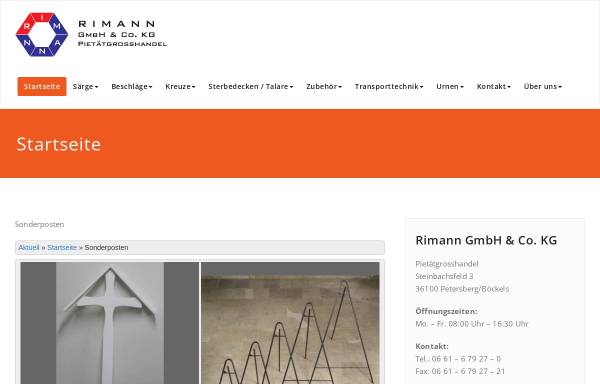 Vorschau von www.rimann-fulda.de, Rimman KG