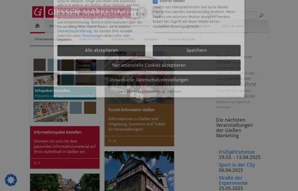 Vorschau von giessen-entdecken.de, Gießen Entdecken