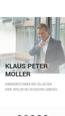 Vorschau der mobilen Webseite www.klauspetermoeller.de, Möller, Klaus Peter