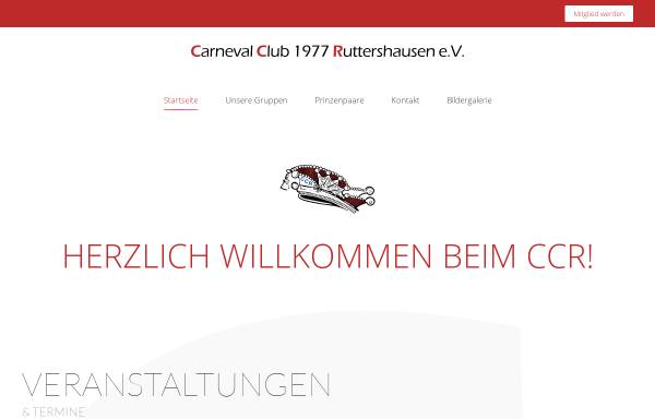 Vorschau von ccruttershausen.de, Carneval Club Ruttershausen 1977 e.V. (CCR)
