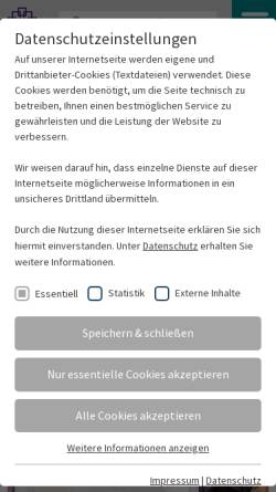 Vorschau der mobilen Webseite www.kirche-miteinander.de, Evangelischen Kirchengemeinden Garbenteich und Hausen