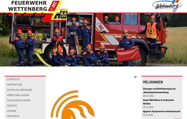 Vorschau von www.feuerwehr-wettenberg.de, Freiwillige Feuerwehr Wettenberg