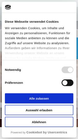 Vorschau der mobilen Webseite www.hno-schug.de, Praxis Dr. med. Roland Schug
