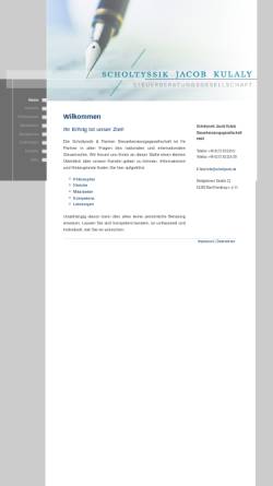 Vorschau der mobilen Webseite www.scholtyssik.de, Scholtyssik & Partner Steuerberatungsgesellschaft mbH