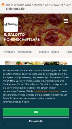 Vorschau der mobilen Webseite www.il-salotto.de, Il Salotto - Weinbar, Italienische Spezialitäten