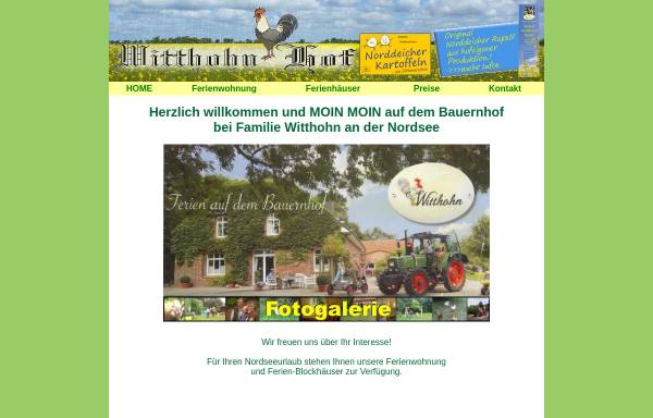 Vorschau von www.witthohn-hof.de, Witthohn Hof