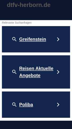 Vorschau der mobilen Webseite www.dtfv-herborn.de, Verein für deutsch-türkische Freundschaft in Herborn und Umgebung e.V.