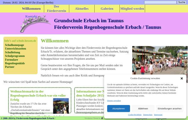 Vorschau von www.gse-regenbogenschule.de, Förderverein Regenbogenschule Erbach im Taunus