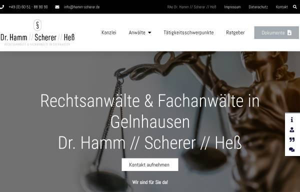 Vorschau von hamm-scherer.de, Dr. Hamm und Scherer