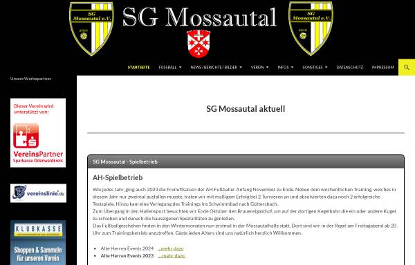 Vorschau von sgmossautal.de, SG Mossautal
