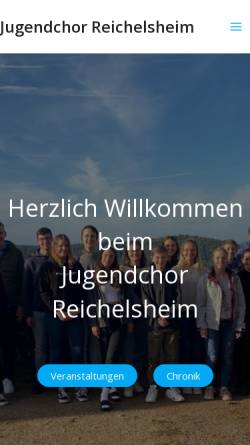 Vorschau der mobilen Webseite jugendchor-reichelsheim.de, Jugendchor Reichelsheim