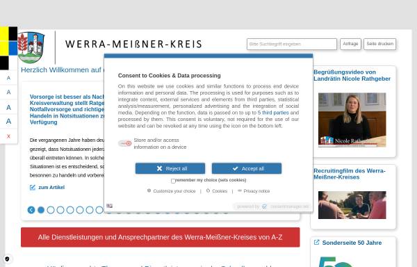 Vorschau von www.werra-meissner-kreis.de, Werra-Meißner-Kreis