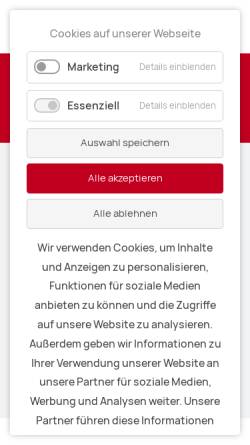 Vorschau der mobilen Webseite www.gcbadnauheim.de, Golfclub Bad Nauheim