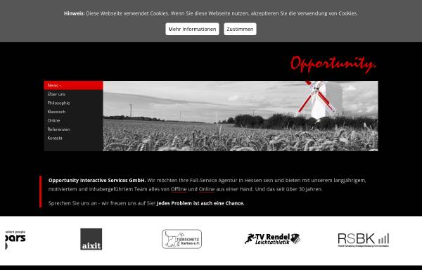 Vorschau von opportunity.de, Opportunity Interactive Services GmbH