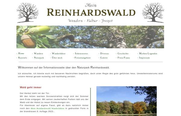 Vorschau von www.mein-reinhardswald.de, Mein Reinhardswald