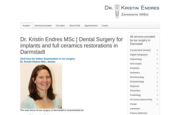 Dr. med. dent. Kristin Endres