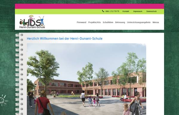 Vorschau von www.henri-dunant-grundschule.de, Henri-Dunant-Schule
