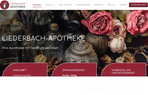 Vorschau von www.liederbach-apotheke.de, Liederbach Apotheke