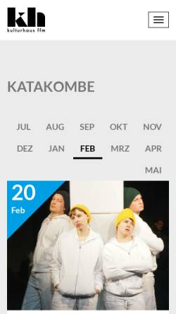 Vorschau der mobilen Webseite www.katakombe.de, Katakombe