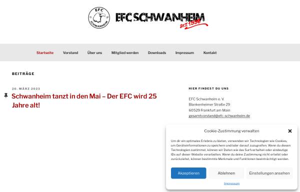 Vorschau von www.efc-schwanheim.de, EFC Schwanheim