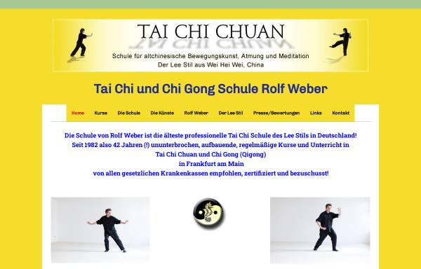 Vorschau von taichi-weber.de, Tai Chi Schule Rolf Weber