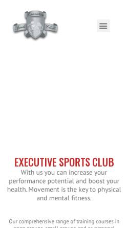 Vorschau der mobilen Webseite www.executive-sportsclub.de, Executive Sports Club, Oliver Wolf