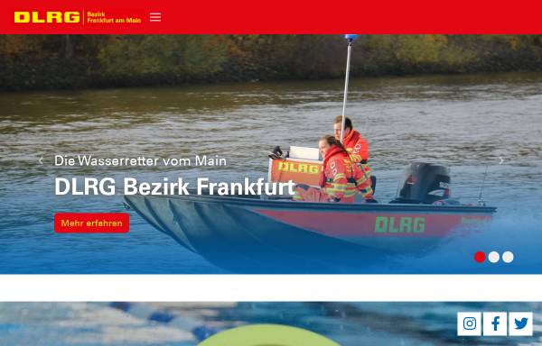 Vorschau von bez-frankfurt-main.dlrg.de, DLRG Frankfurt am Main - Ortsgruppe Mitte