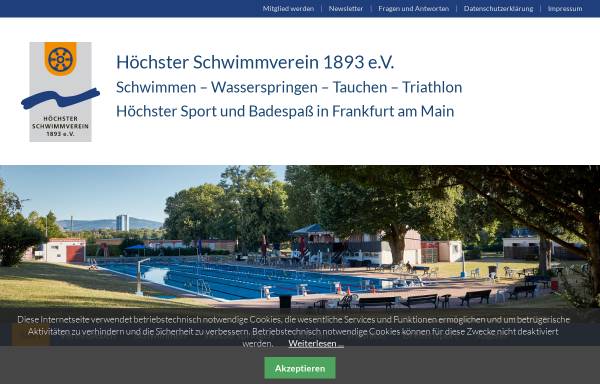 Vorschau von www.hoechster-schwimmverein.de, Höchster Schwimmverein 1893 e.V.