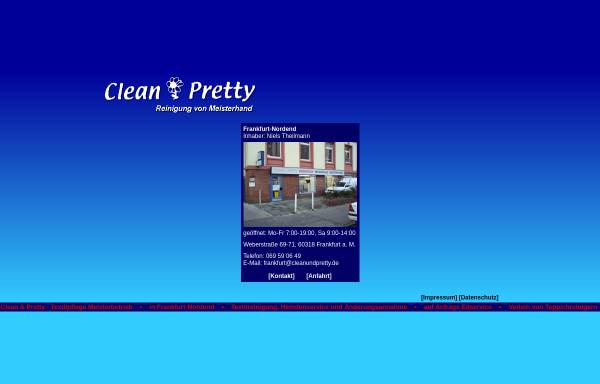 Vorschau von www.cleanundpretty.de, Clean und Pretty