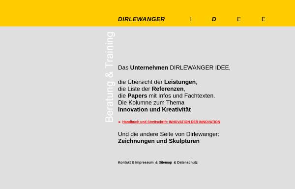 Vorschau von www.dirlewanger-idee.de, Dirlewanger Idee