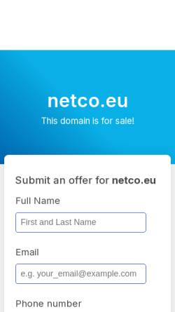 Vorschau der mobilen Webseite www.netco.eu, NetCo Consulting GmbH