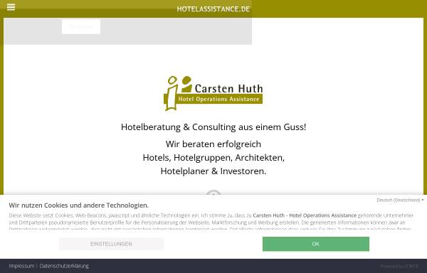 Vorschau von www.hotelassistance.de, Carsten Huth - Hotel Operations Assistance