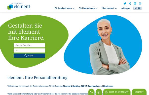 Vorschau von www.element-gmbh.de, Element GmbH