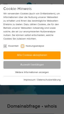 Vorschau der mobilen Webseite www.denic.de, Denic e.G.