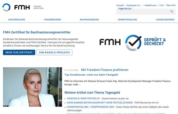 Vorschau von www.fmh.de, FMH-Finanzberatung e.K.