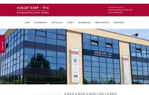 Vorschau von www.august-karp.de, August Karp Raumgestaltung GmbH