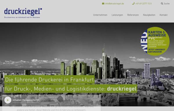 Vorschau von www.druckriegel.de, Druckriegel GmbH
