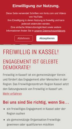 Vorschau der mobilen Webseite freiwillig-in-kassel.de, Freiwillig in Kassel! e.V.