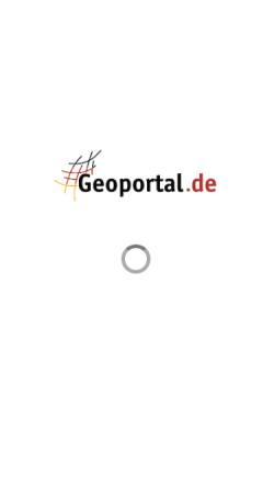 Vorschau der mobilen Webseite www.geoportal.de, Geoportal.de
