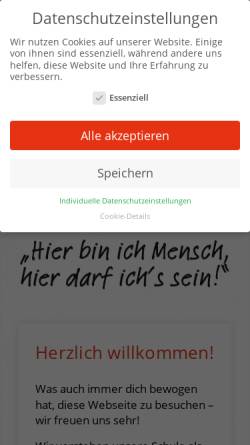 Vorschau der mobilen Webseite www.goetheschule-parchim.de, Goetheschule