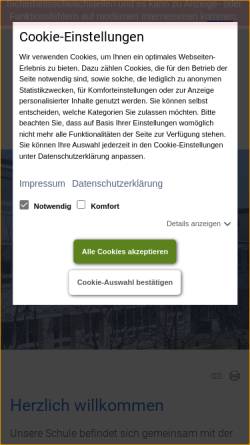 Vorschau der mobilen Webseite schulen-dargun.de, Die Schulen in Dargun