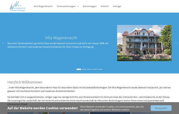 Vorschau von www.villa-wagenknecht.de, Villa Wagenknecht