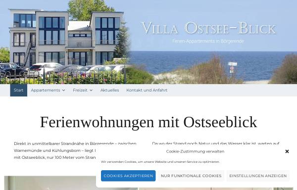 Vorschau von www.hoeffer-ostsee.de, Ferienwohnungen Familie Höffer