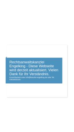 Vorschau der mobilen Webseite www.rechtsanwalt-in-greifswald.de, Rechtsanwaltskanzlei Engelking