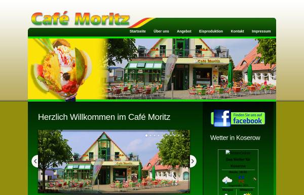 Vorschau von www.cafe-moritz.de, Café Moritz