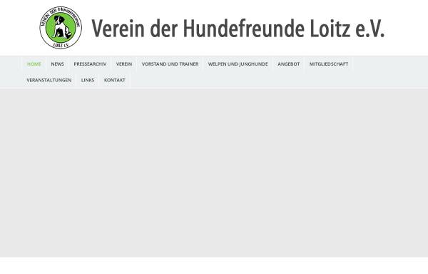 Vorschau von www.vdhloitz.de, Verein der Hundefreunde Loitz e. V.