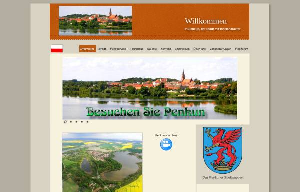 Vorschau von www.penkun.de, Kultur & Tourismusverein Penkun e. V.